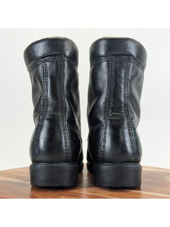 Vintage Rocky Alphaforce Men\'s Size 8 Combat Leather Black Work Boots RB800
